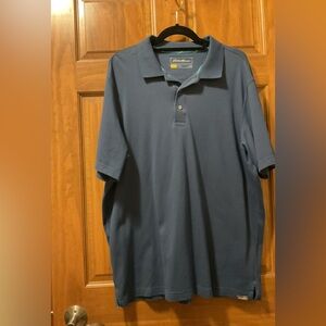 Eddie Bauer Dark Blue Polo Shirt
